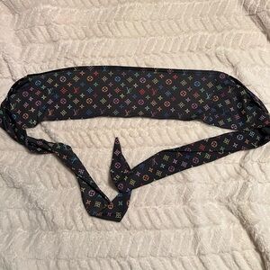 Black Multicolor Monogram Bandeau